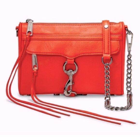 REBECCA MINKOFF “Mini MAC” Watermelon Leather Xbdy - Picture 6 of 8
